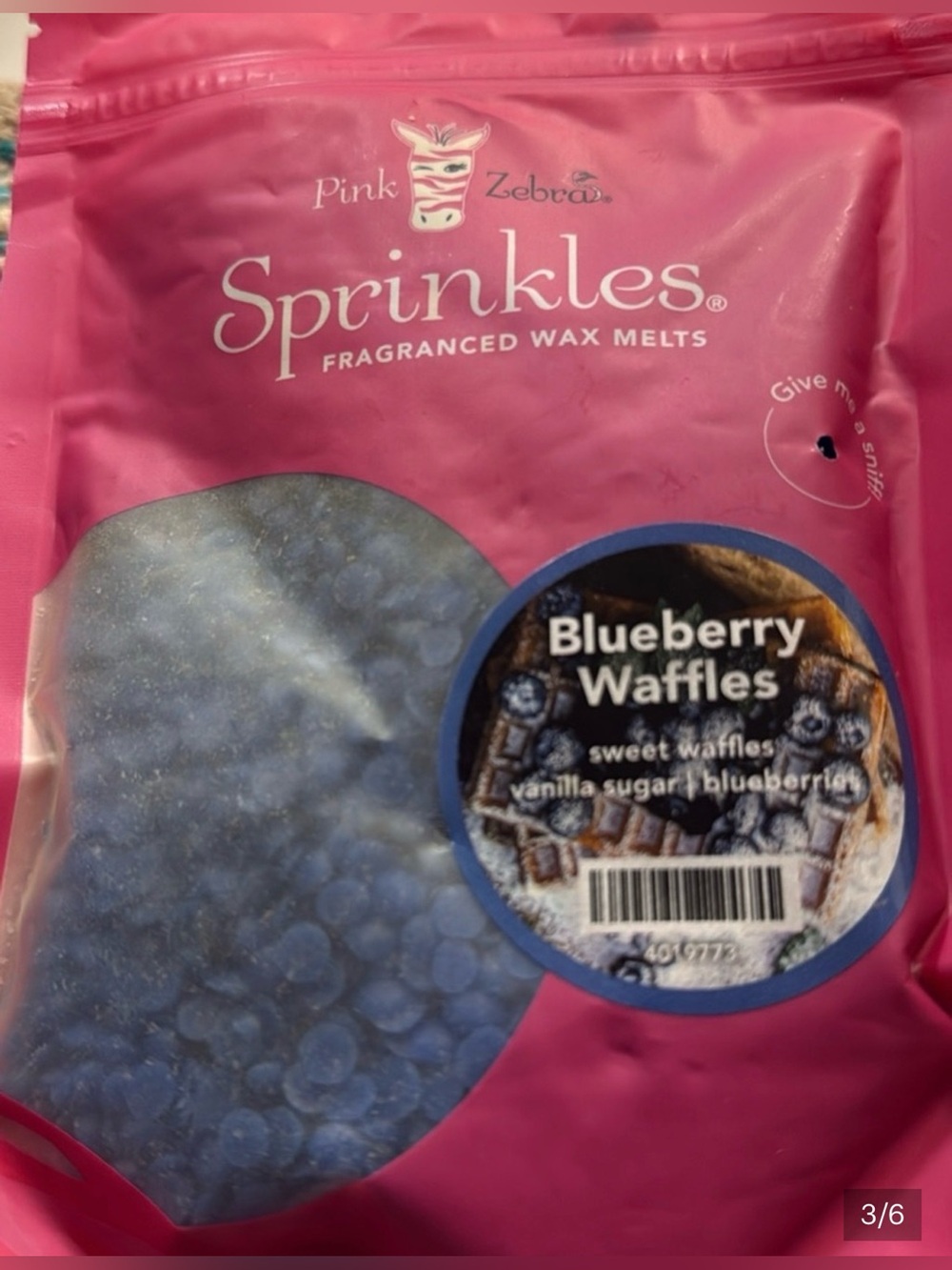 Pink Zebra Blueberry Sprinkle Wax Melts